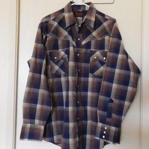 Man's Plains large western shirt